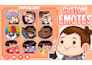 make cute custom emotes